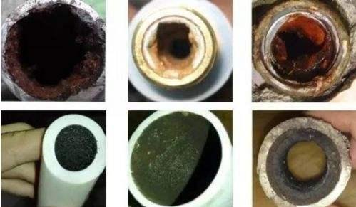 使用多年的自來水管道，特別臟